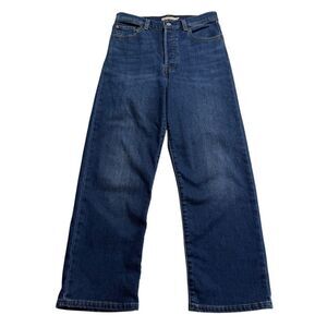 Levi’s Premium Ribcage Straight Ankle Jeans Blue Sz 29